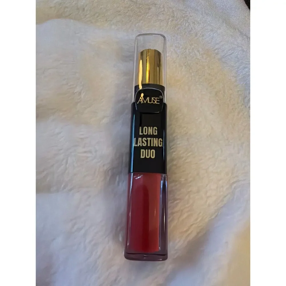 AMUSE Long Lasting Duo No. 7 Coral Nude Liquid Matte Lipstick 8g